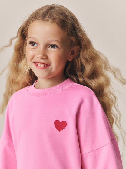 Dsiney Kidz - Little Bird by Jools Oliver Pink & Rainbow Ric Rac Sweat Dress image 5