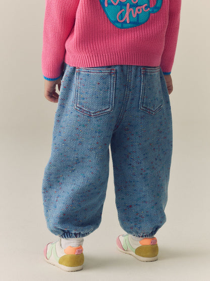Rainbow Neppy Barrel Jeans (3mths-7yrs) - image 3