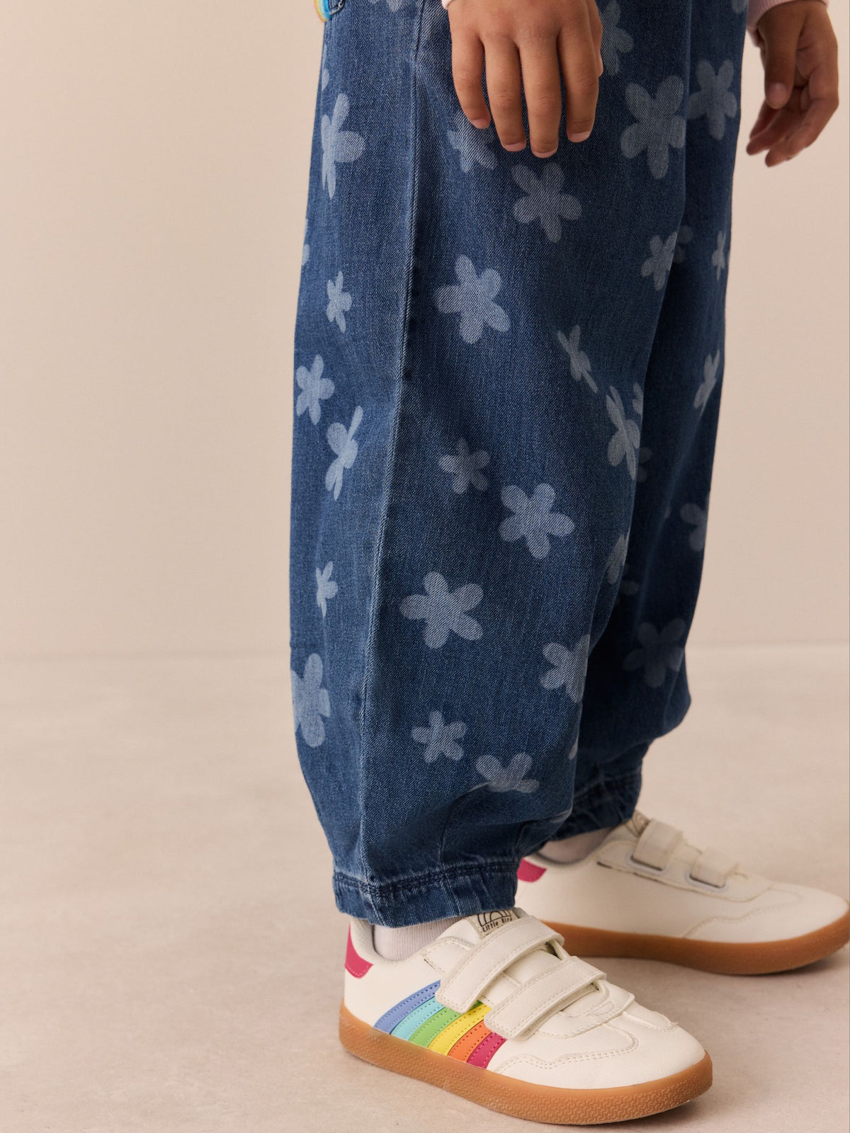 Little Bird by Jools Oliver Rainbow Swoosh Sweat Top & Trousers Set - image 8