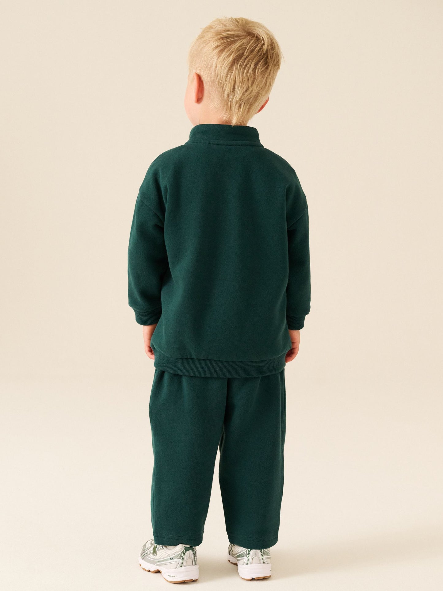 Dsiney Kidz - Dark Green Wide Fit Soft Touch Jersey Joggers (3mths-7yrs) image 3