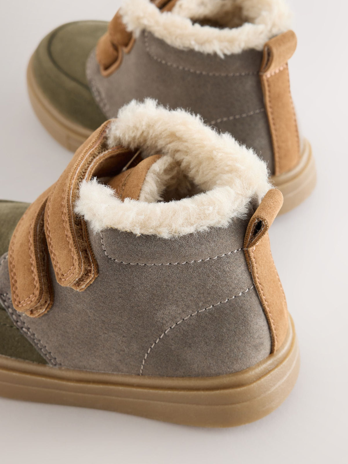Dsiney Kidz - Grey Colourblock Standard Fit (F) Warm Lined Touch Fastening Boots image 6