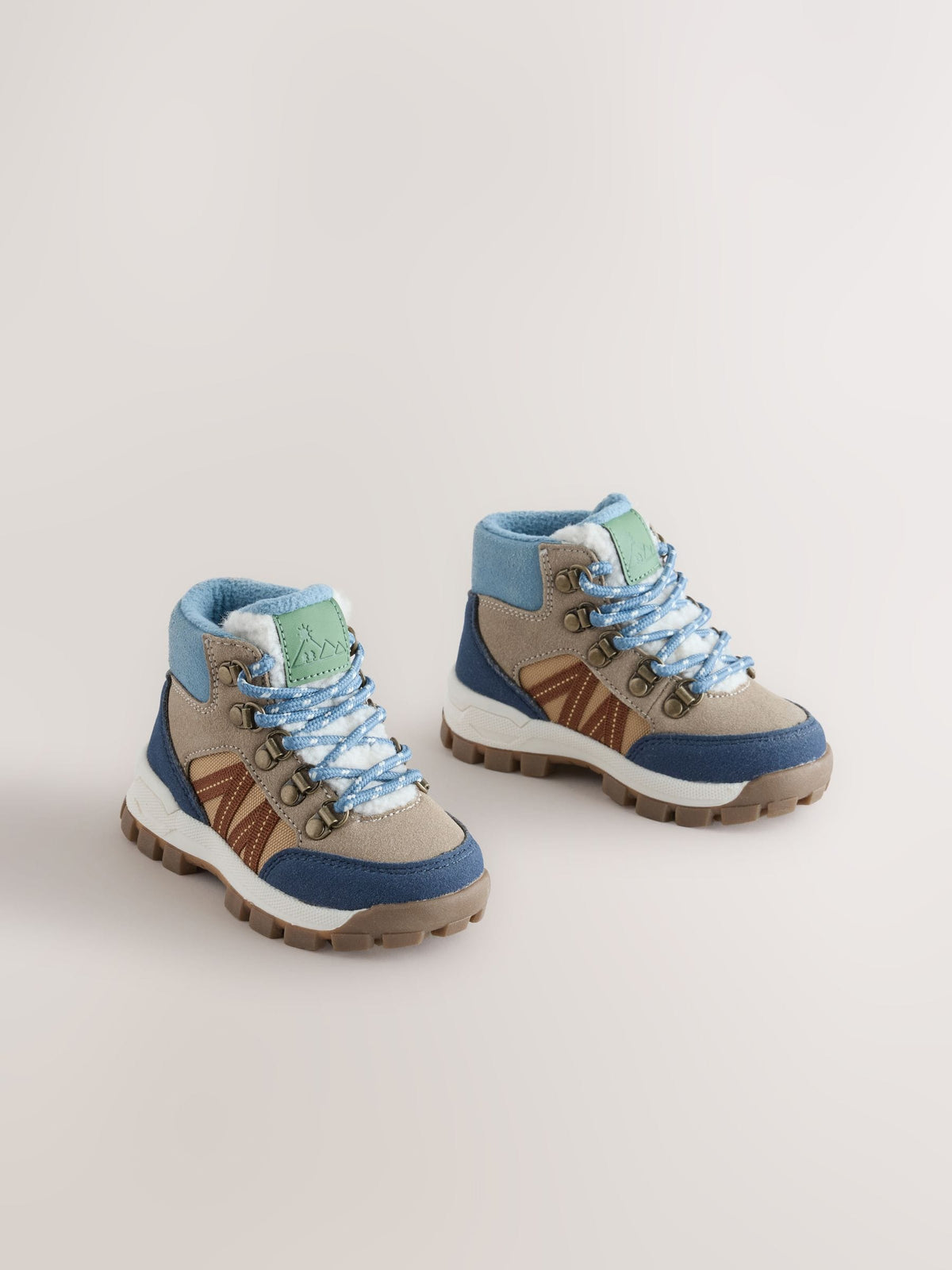 Dsiney Kidz - Blue Standard Fit (F) Lace up Walking Boots image 3