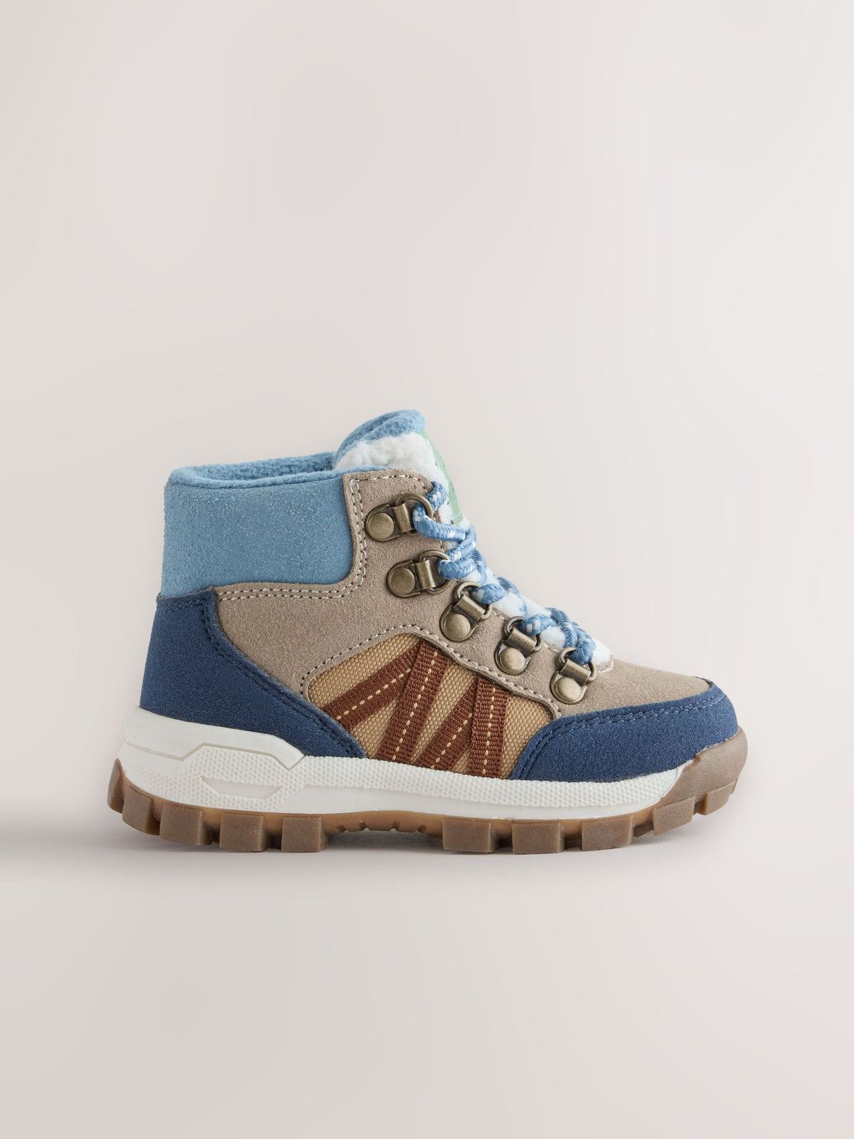 Dsiney Kidz - Blue Standard Fit (F) Lace up Walking Boots image 4