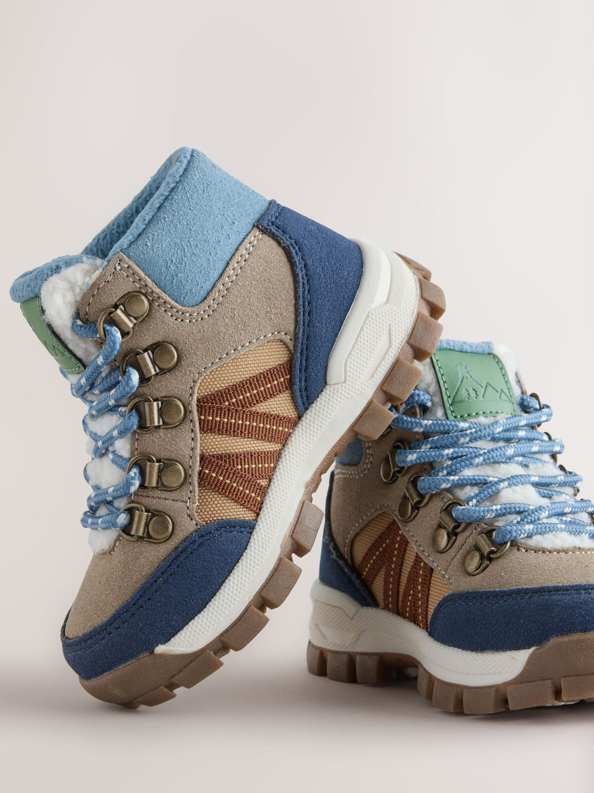 Dsiney Kidz - Blue Standard Fit (F) Lace up Walking Boots image 5