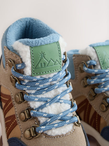 Dsiney Kidz - Blue Standard Fit (F) Lace up Walking Boots image 6