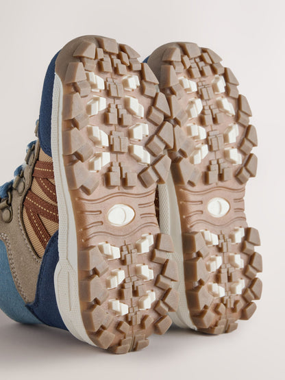 Dsiney Kidz - Blue Standard Fit (F) Lace up Walking Boots image 7