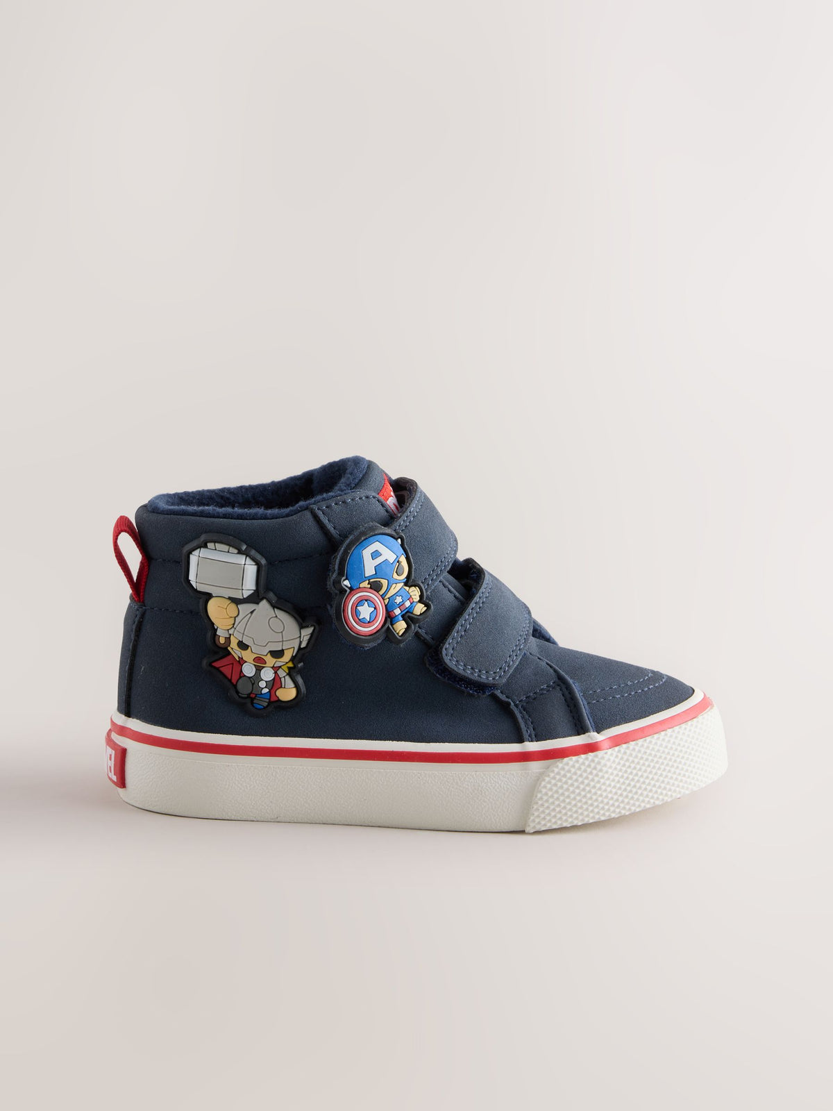 Dsiney Kidz - Navy Marvel Hi-Top Touch Fastening Boots image 2