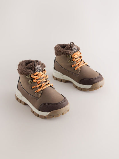 Dsiney Kidz - Brown Lace up Walker Boots image 2