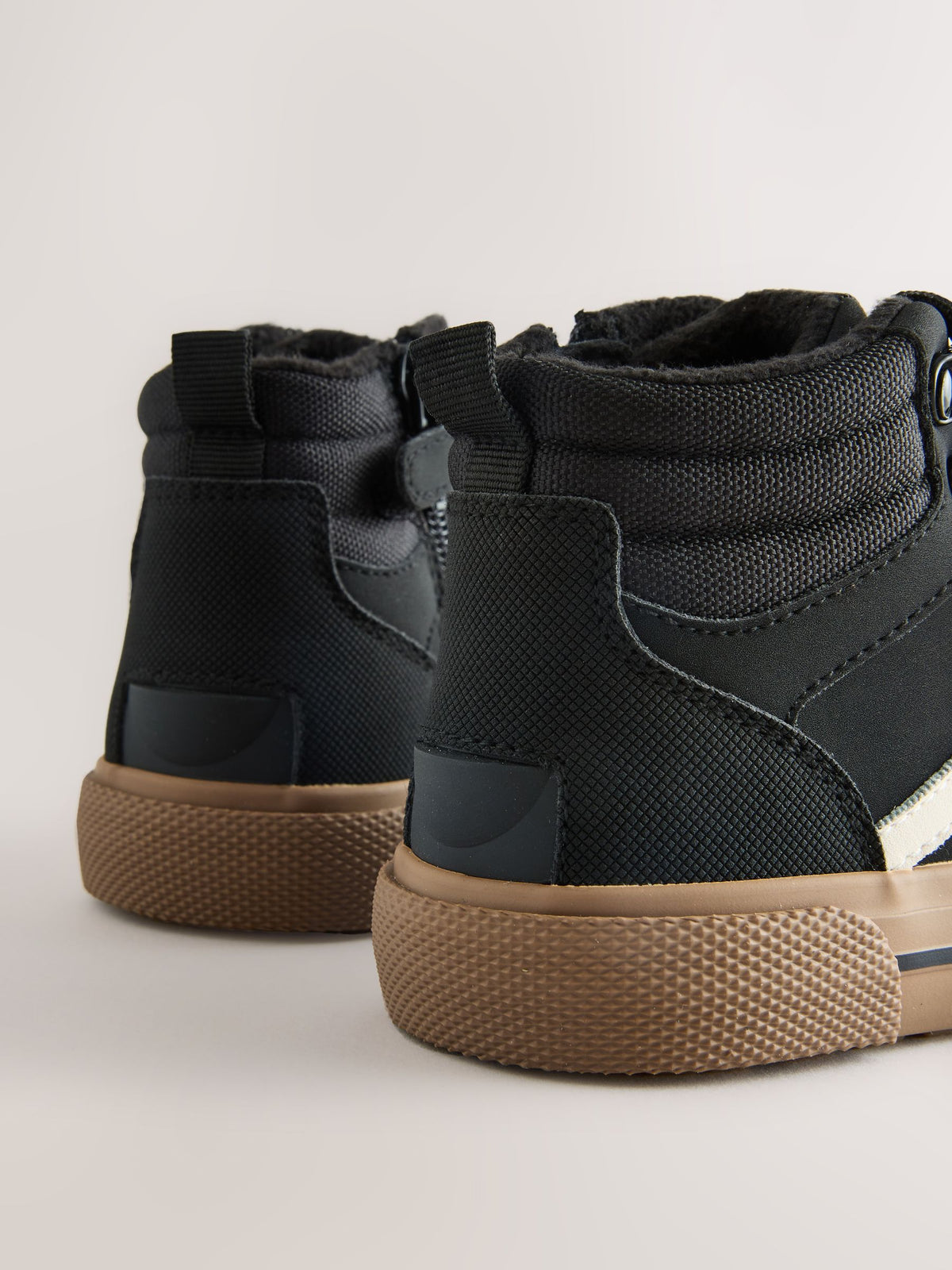 Dsiney Kidz - Black Standard Fit (F) Lace Up Hi-Top Boots image 5
