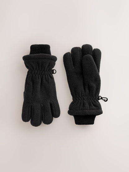 Black Fleece Gloves (3-16yrs) - image 1