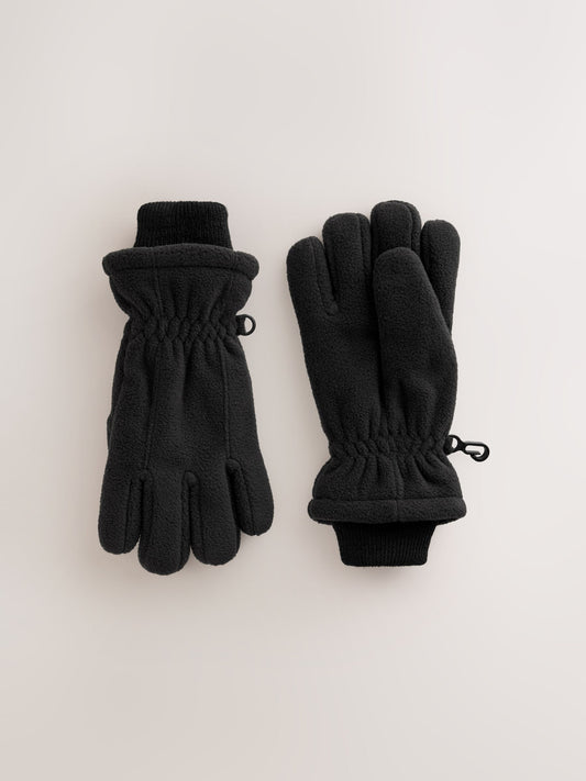 Black Fleece Gloves (3-16yrs) - image 1