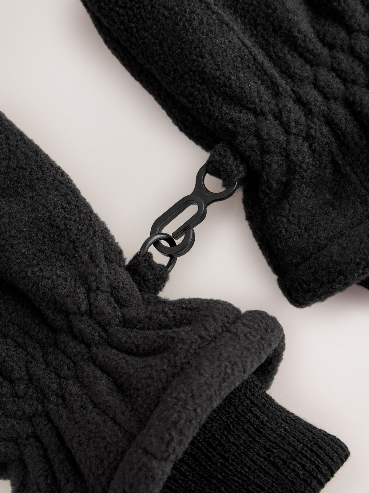 Black Fleece Gloves (3-16yrs) - image 3