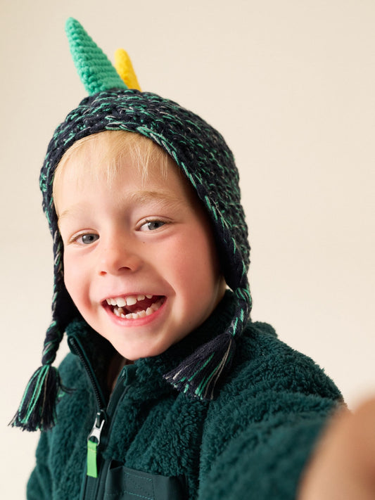Dsiney Kidz - Navy Pom Knitted Beanie Hat (3mths-13yrs) image 2