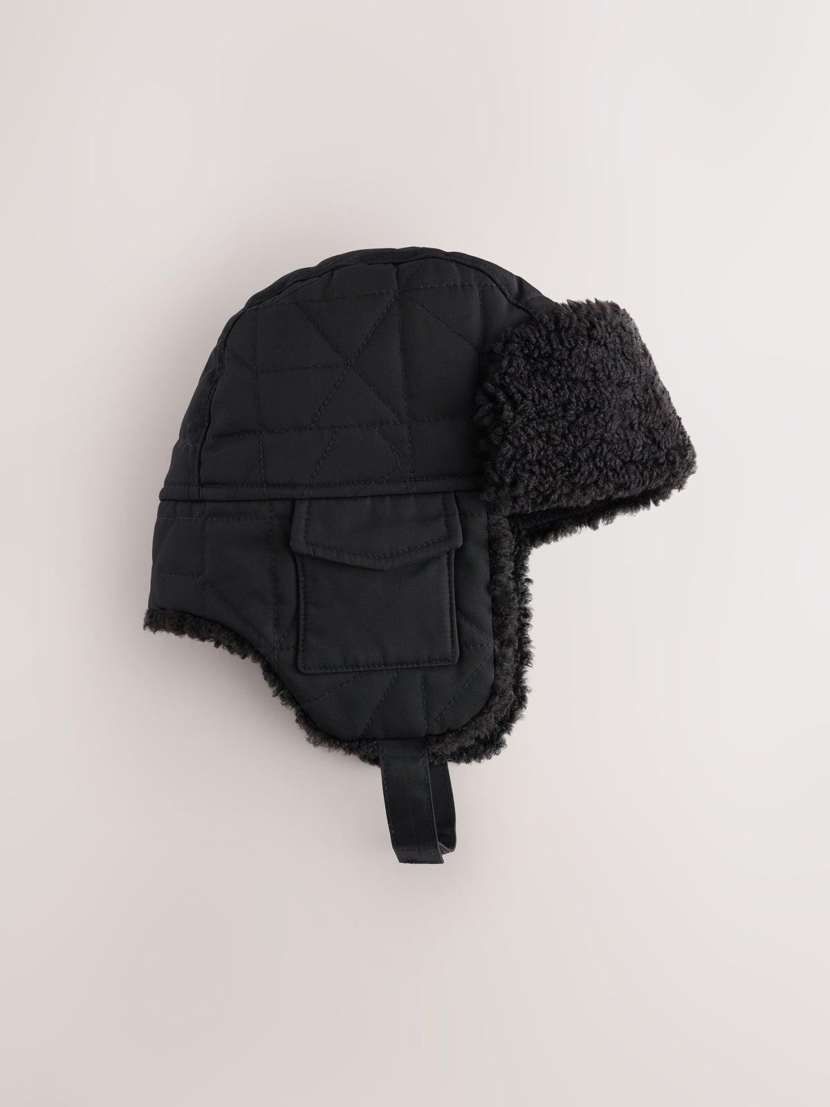 Black Corduroy Trapper Hat (1-16yrs) - image 4