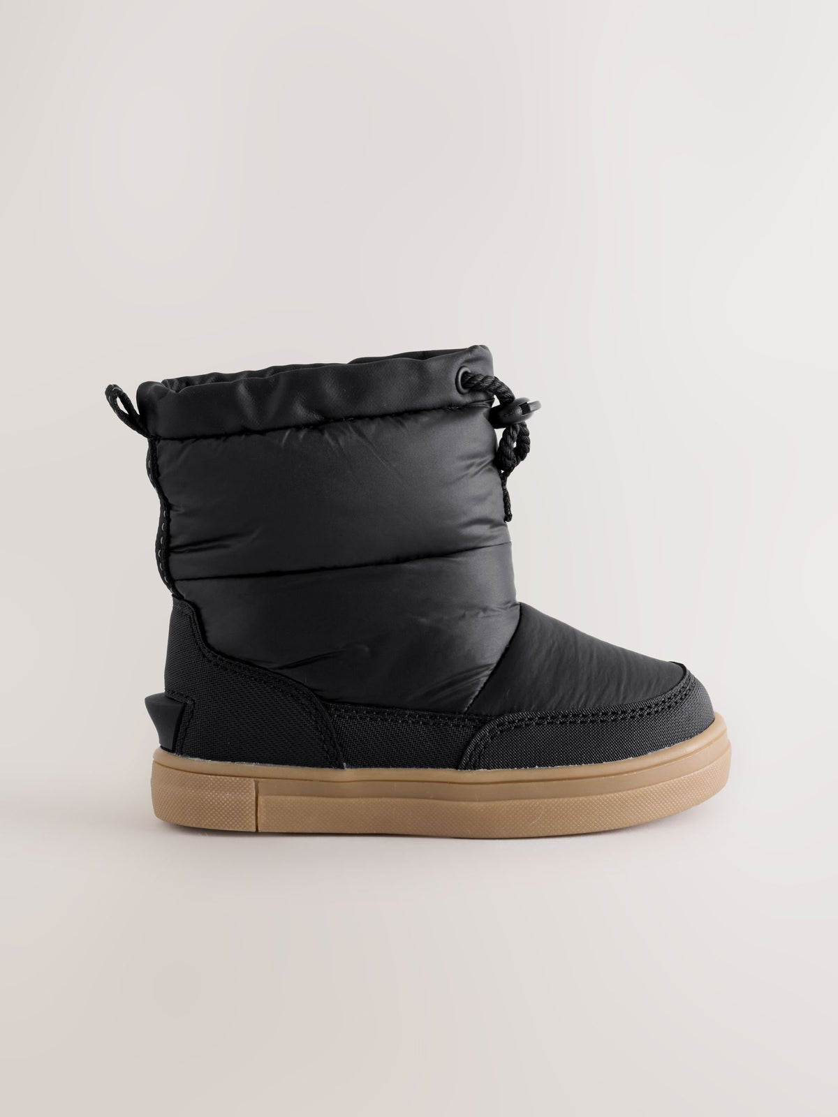 Dsiney Kidz - Black Pull On Quilted Snow Boots image 2