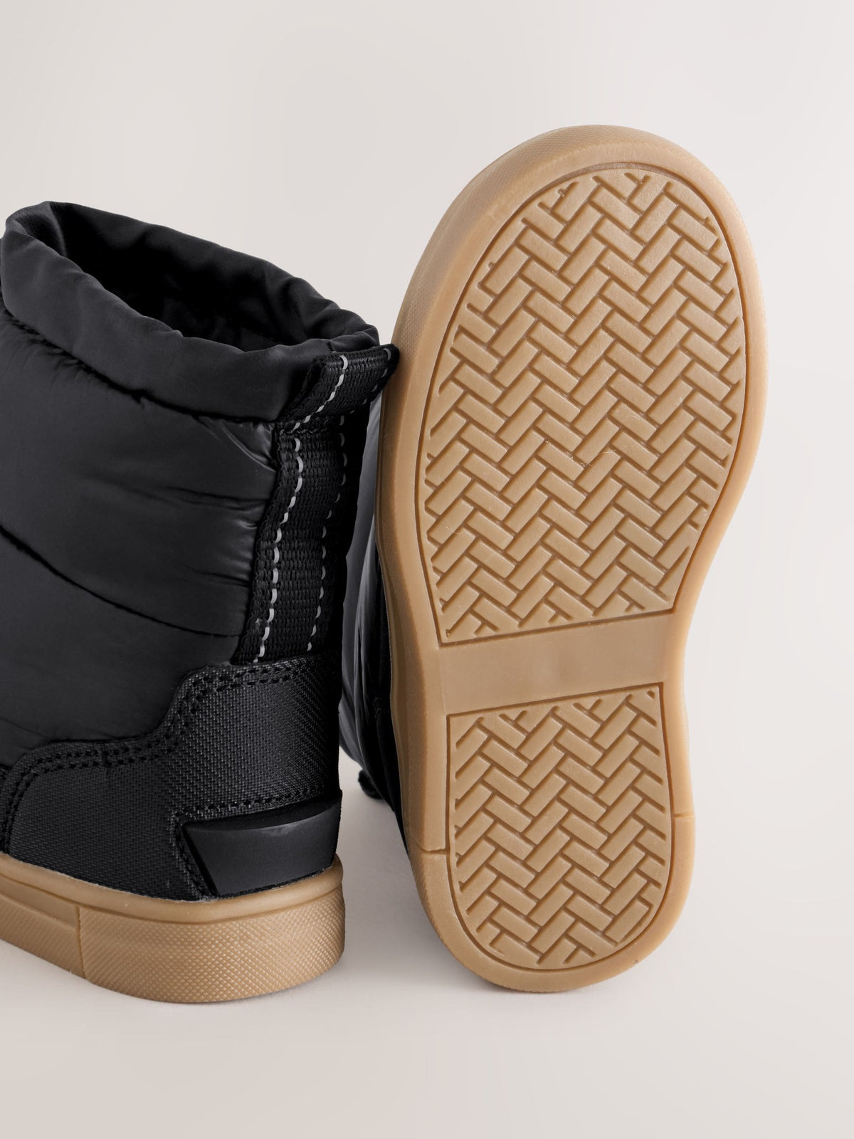 Dsiney Kidz - Black Pull On Quilted Snow Boots image 3