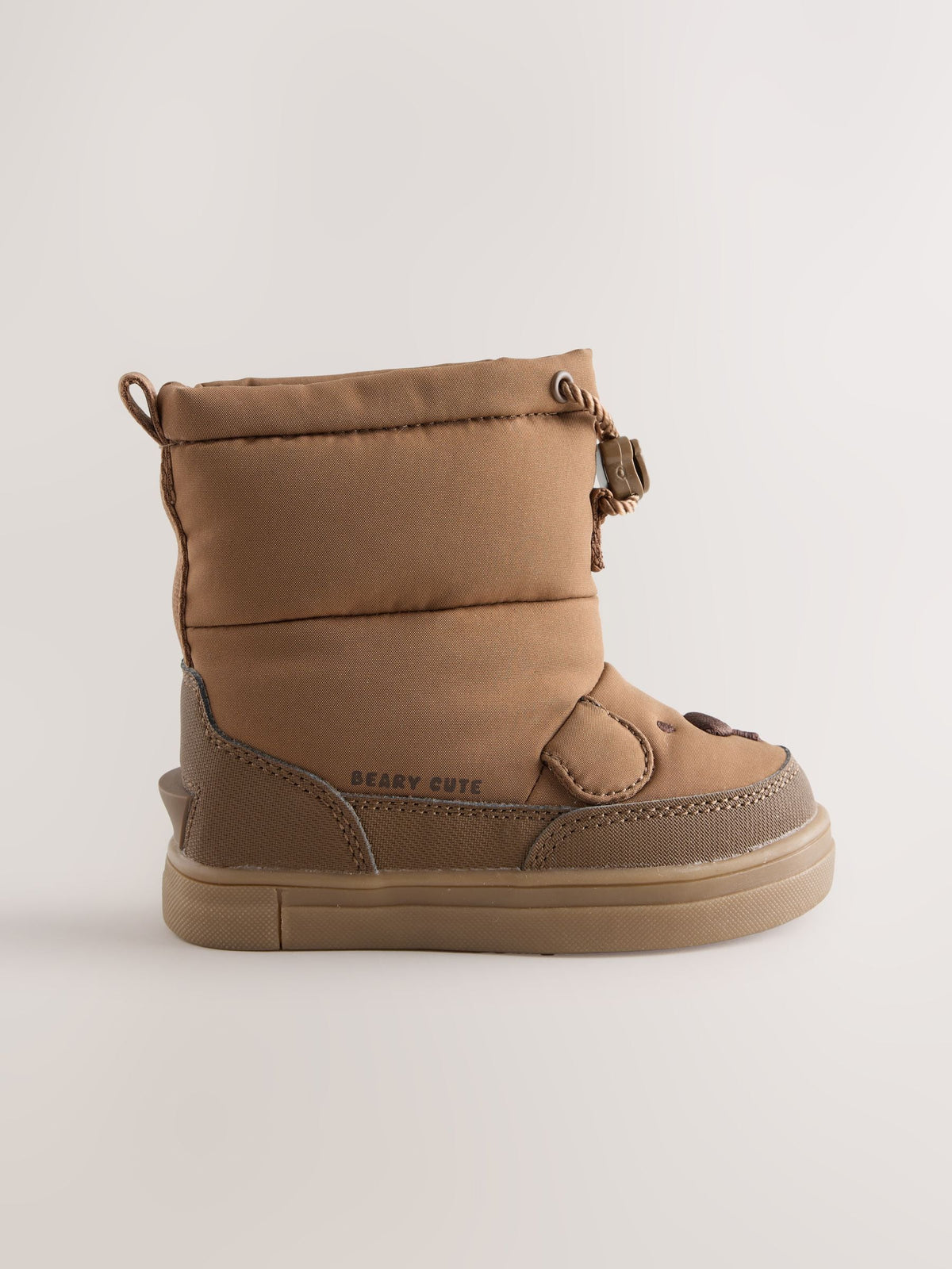 Dsiney Kidz - Brown Bear Pull On Quilted Snow Boots image 2
