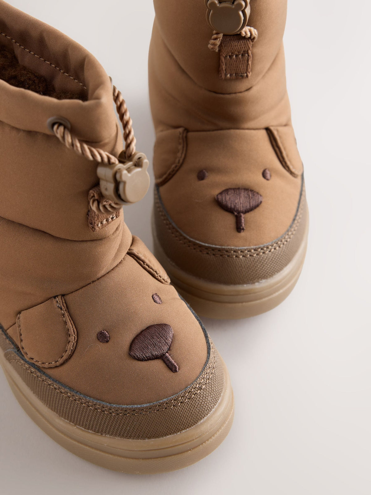 Dsiney Kidz - Brown Bear Pull On Quilted Snow Boots image 3