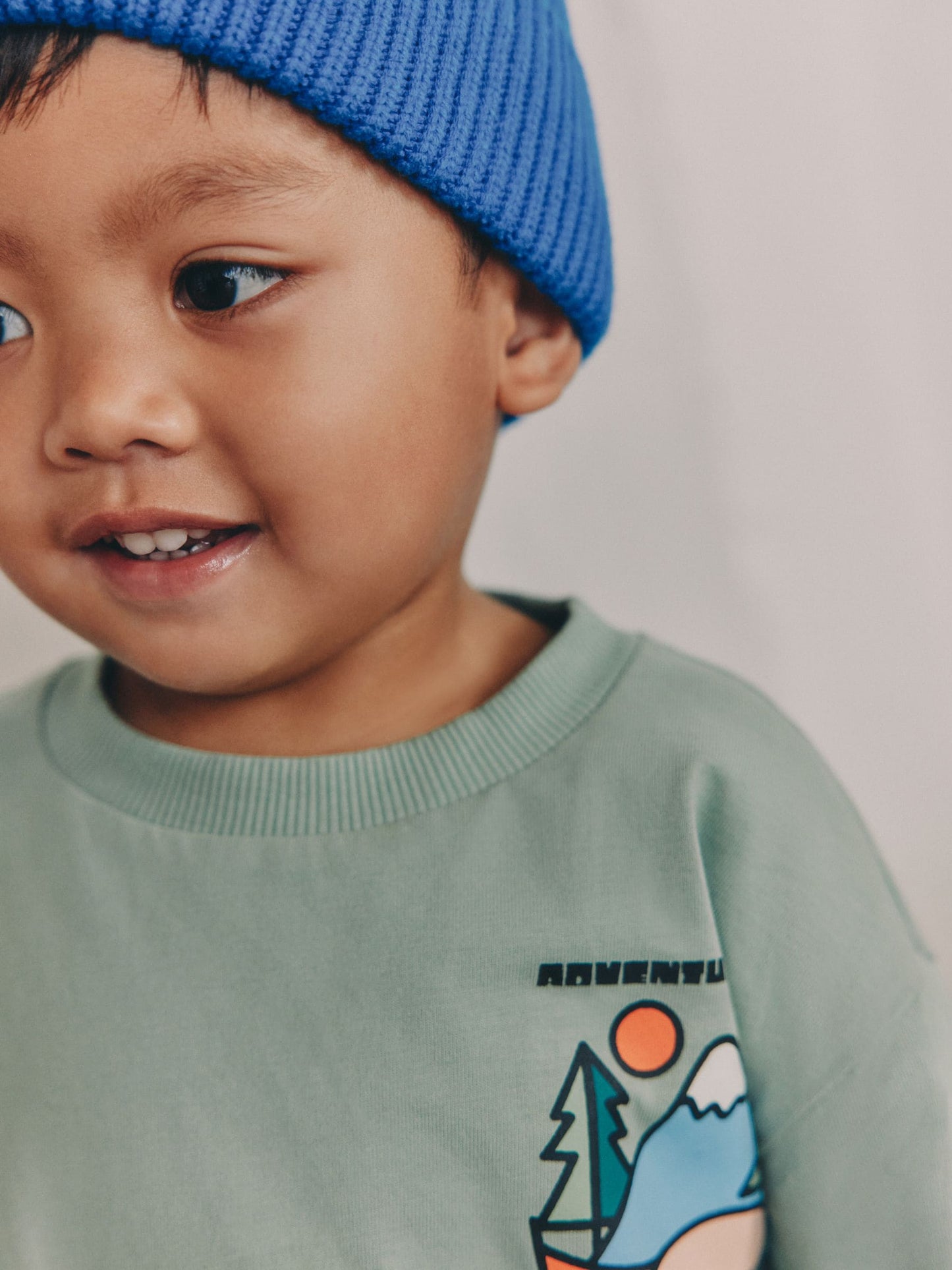 Dsiney Kidz - Sage Green Roam and Explore Long Sleeve Back Graphic T-Shirt (3mths-10yrs) image 7