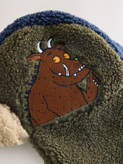 Grey/Navy Gruffalo Character Trapper Hat (1-10yrs) - image 2