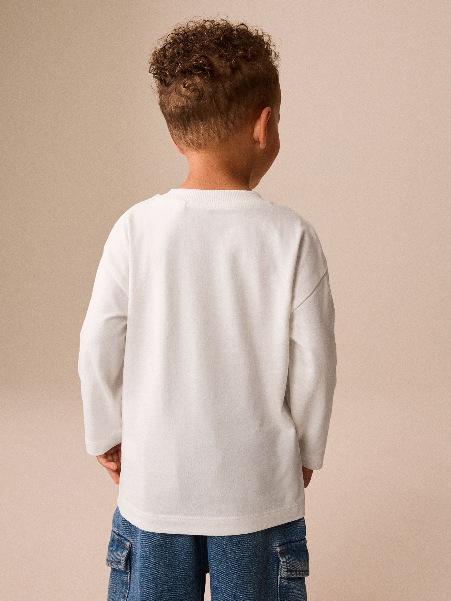 Dsiney Kidz - White Sandwich Club Long Sleeve Graphic T-Shirt (3mths-7yrs) image 3