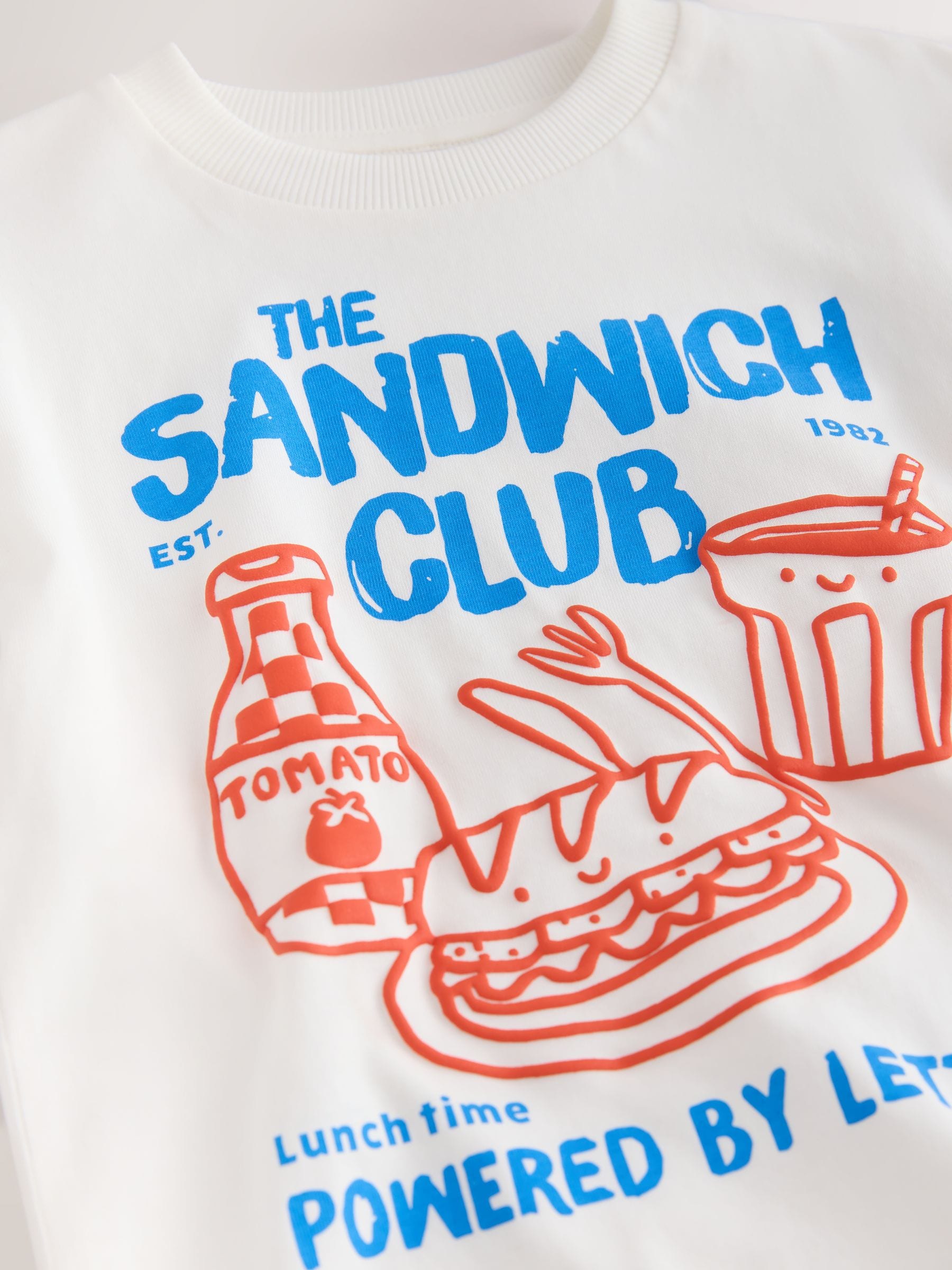 Dsiney Kidz - White Sandwich Club Long Sleeve Graphic T-Shirt (3mths-7yrs) image 7