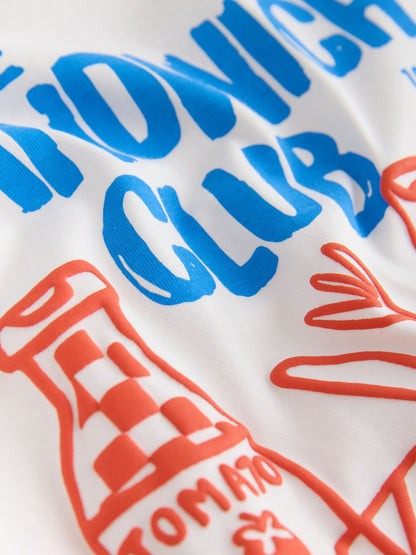 Dsiney Kidz - White Sandwich Club Long Sleeve Graphic T-Shirt (3mths-7yrs) image 8