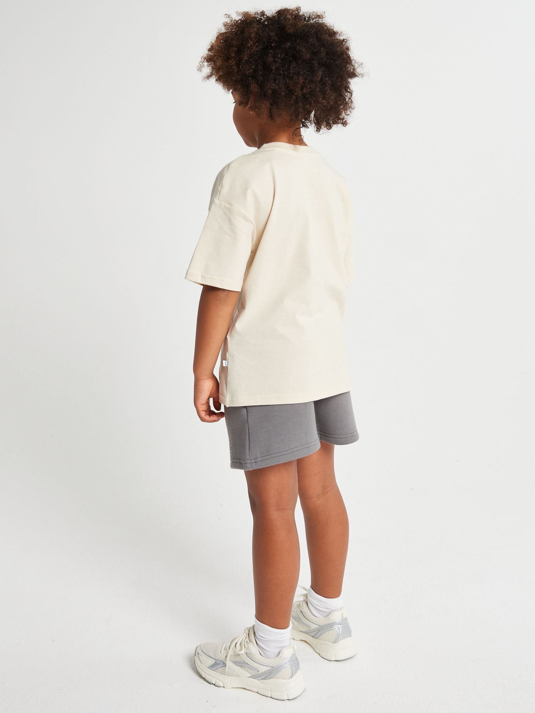 Dsiney Kidz - Brand Threads Natural Mandalorian T-Shirt and Shorts Set image 2