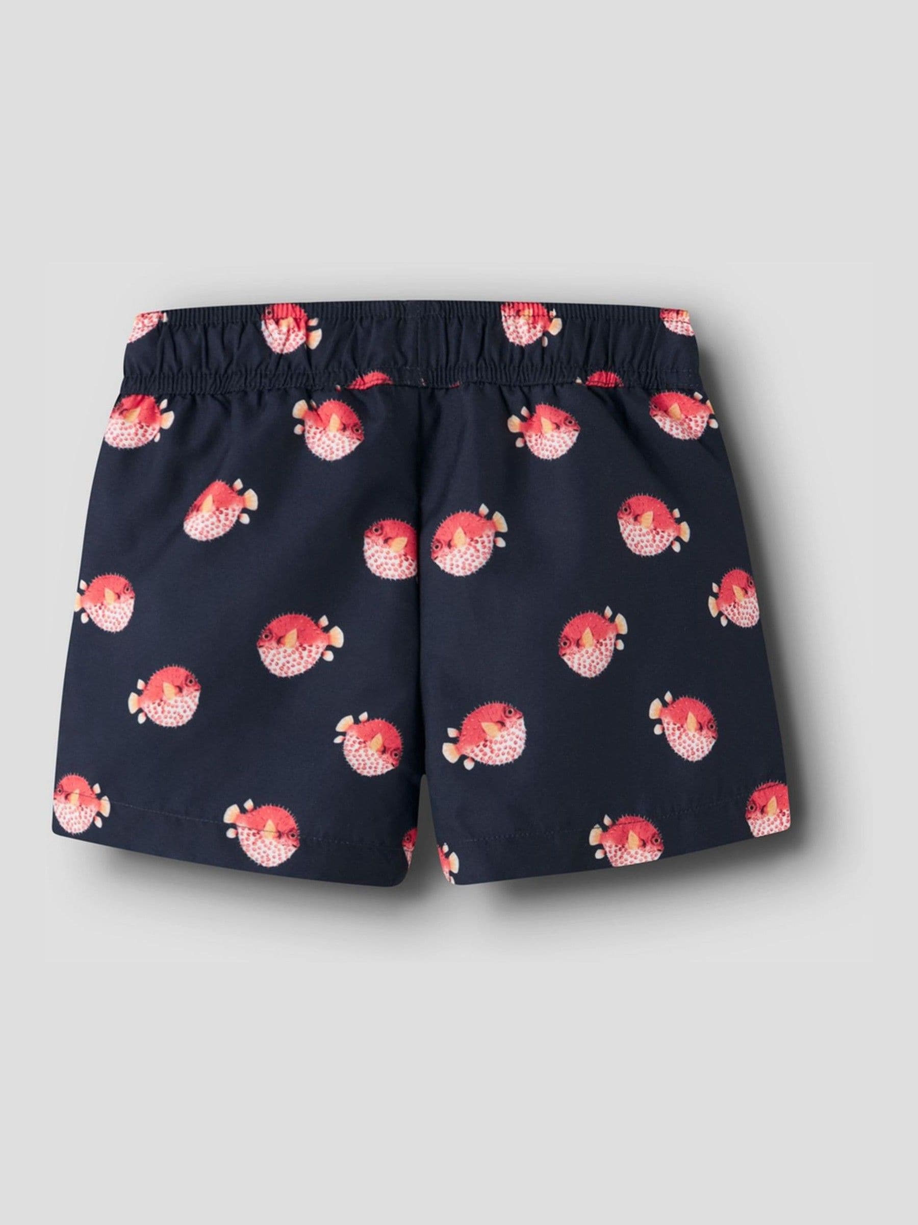 Name It Blue Puffer Fish Swim Shorts image 2