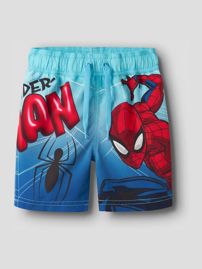 Name It Blue Spiderman Swim Shorts image 2