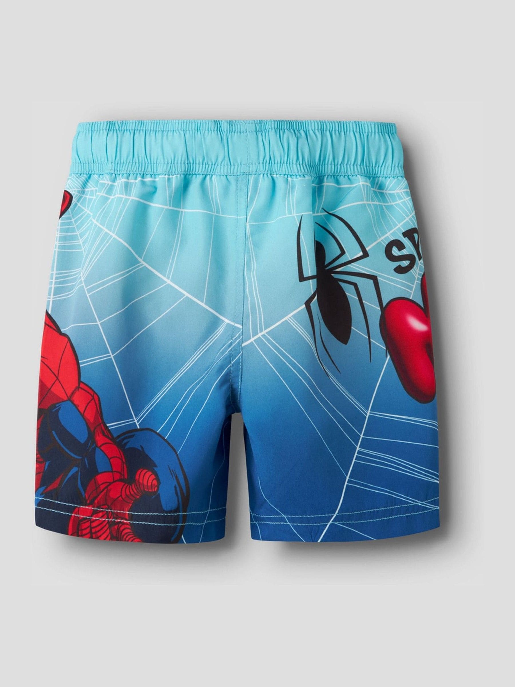 Name It Blue Spiderman Swim Shorts image 3