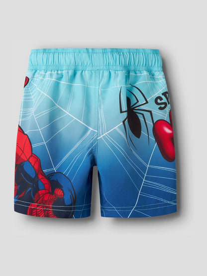 Name It Blue Spiderman Swim Shorts image 3