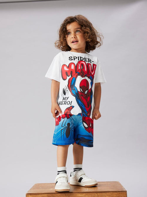 Name It Blue Spiderman Swim Shorts image 1