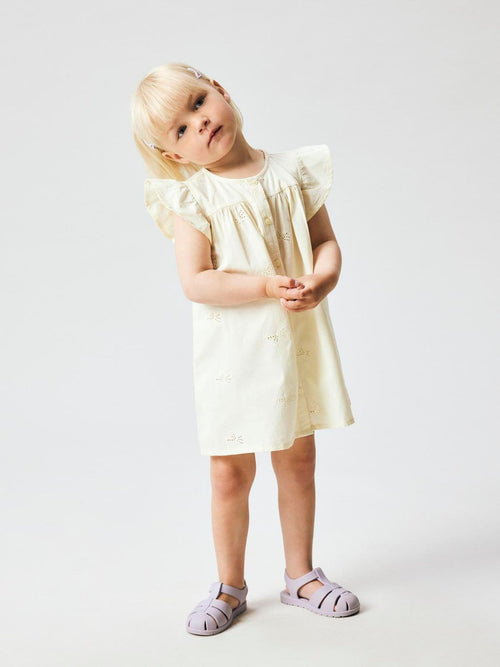 Dsiney Kidz - Name It Yellow Embroided Bow Detail Dress image 1