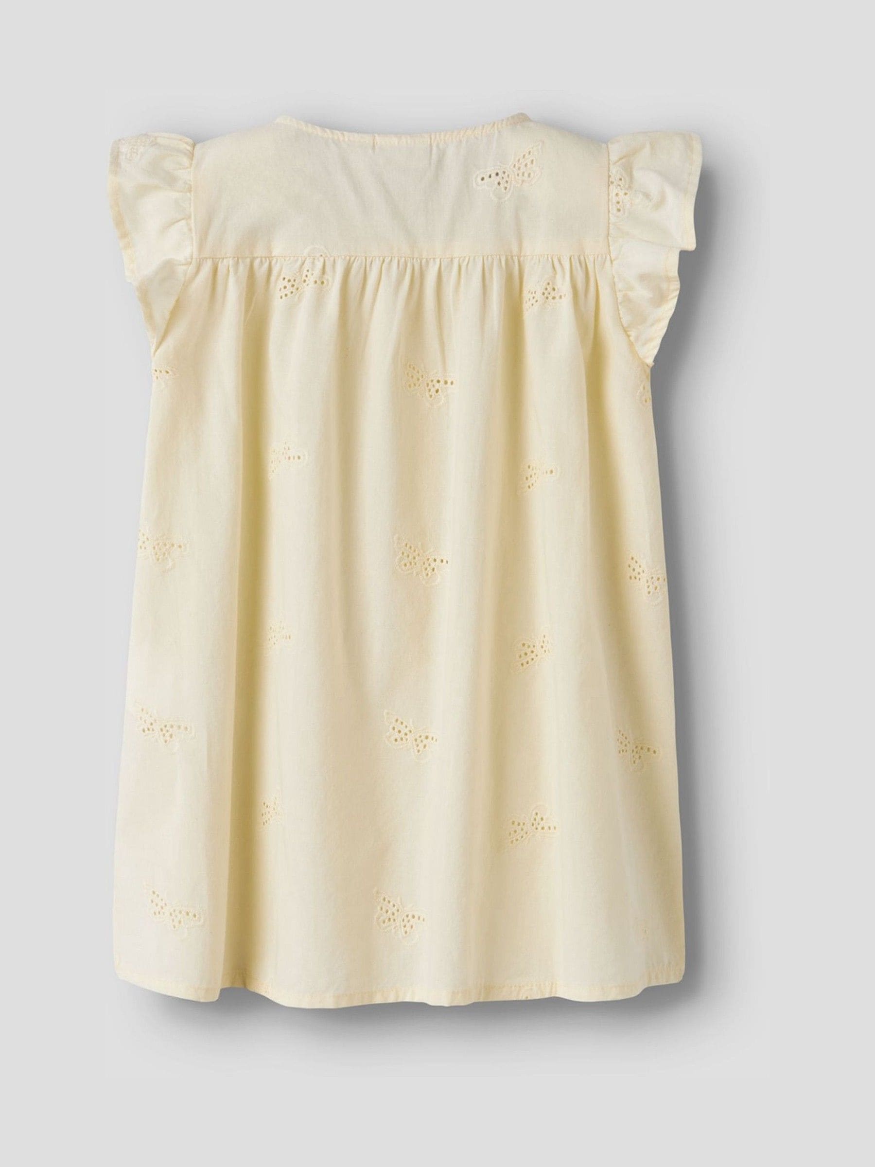 Name It Yellow Embroided Bow Detail Dress image 4