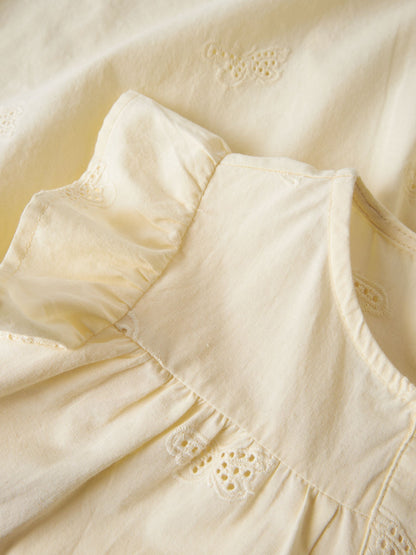 Name It Yellow Embroided Bow Detail Dress image 5