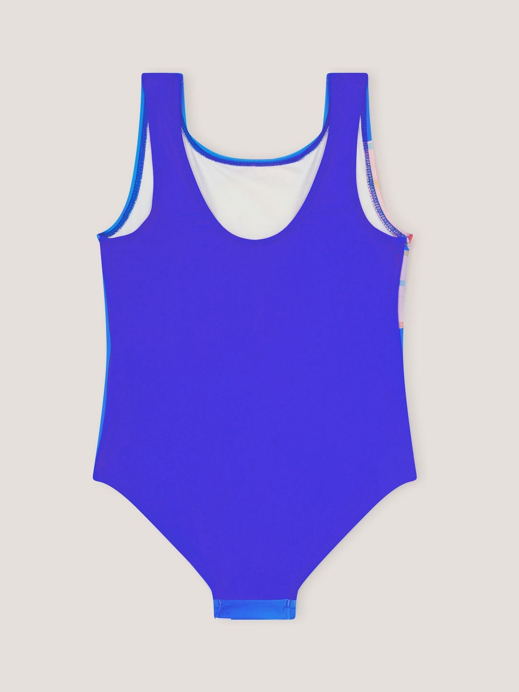 Monsoon Blue Sequin Flower Swimsuit image 2