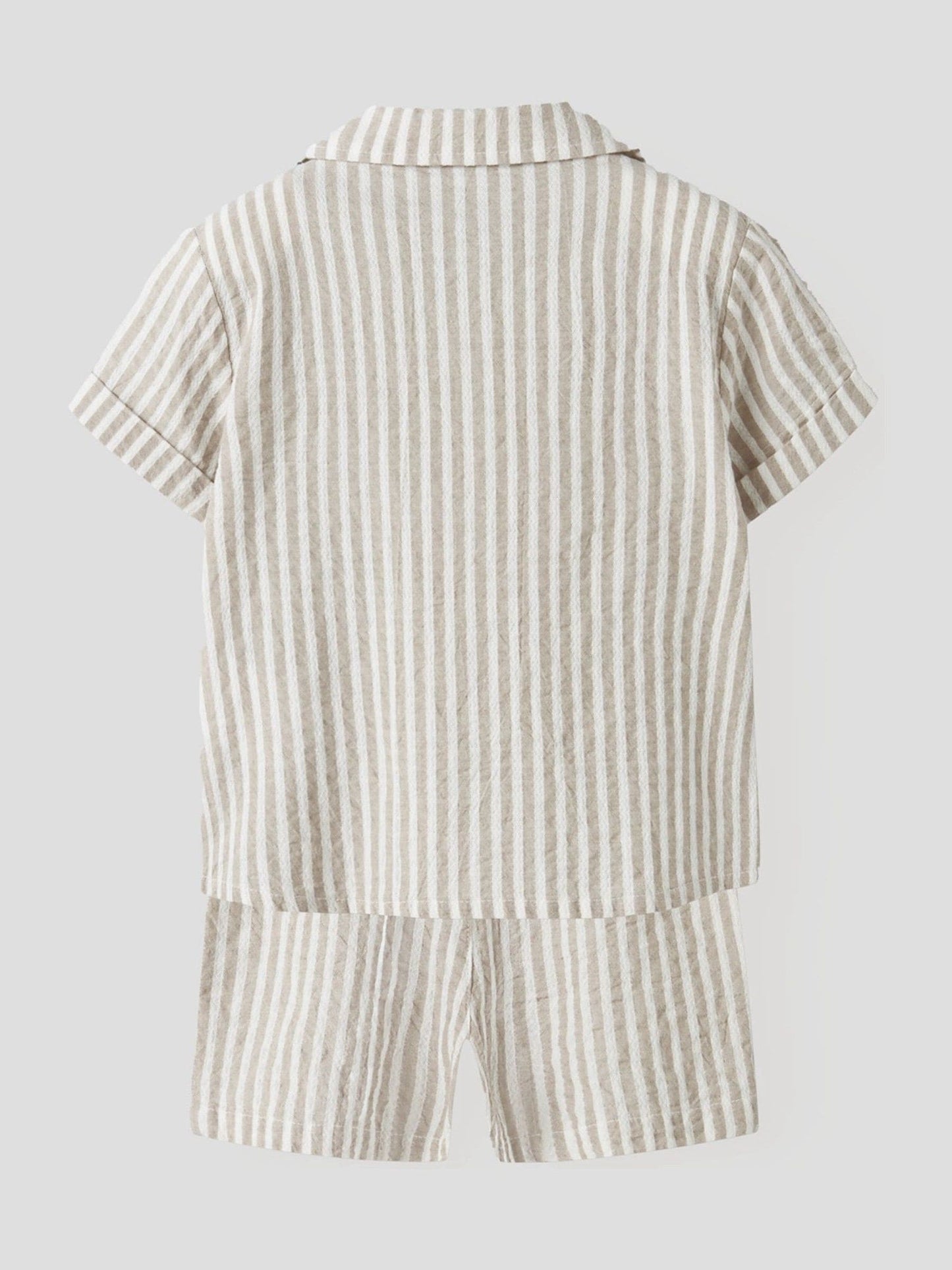 Name It Grey Striped Cotton Co-Ord image 2
