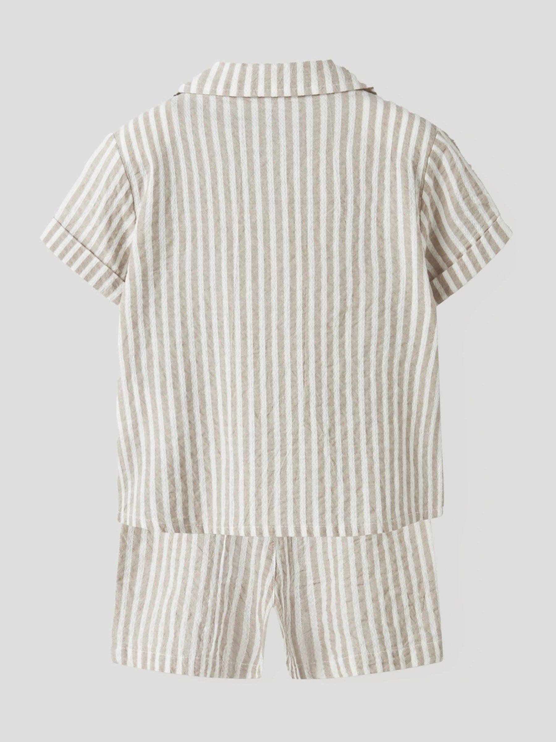 Name It Grey Striped Cotton Co-Ord image 2