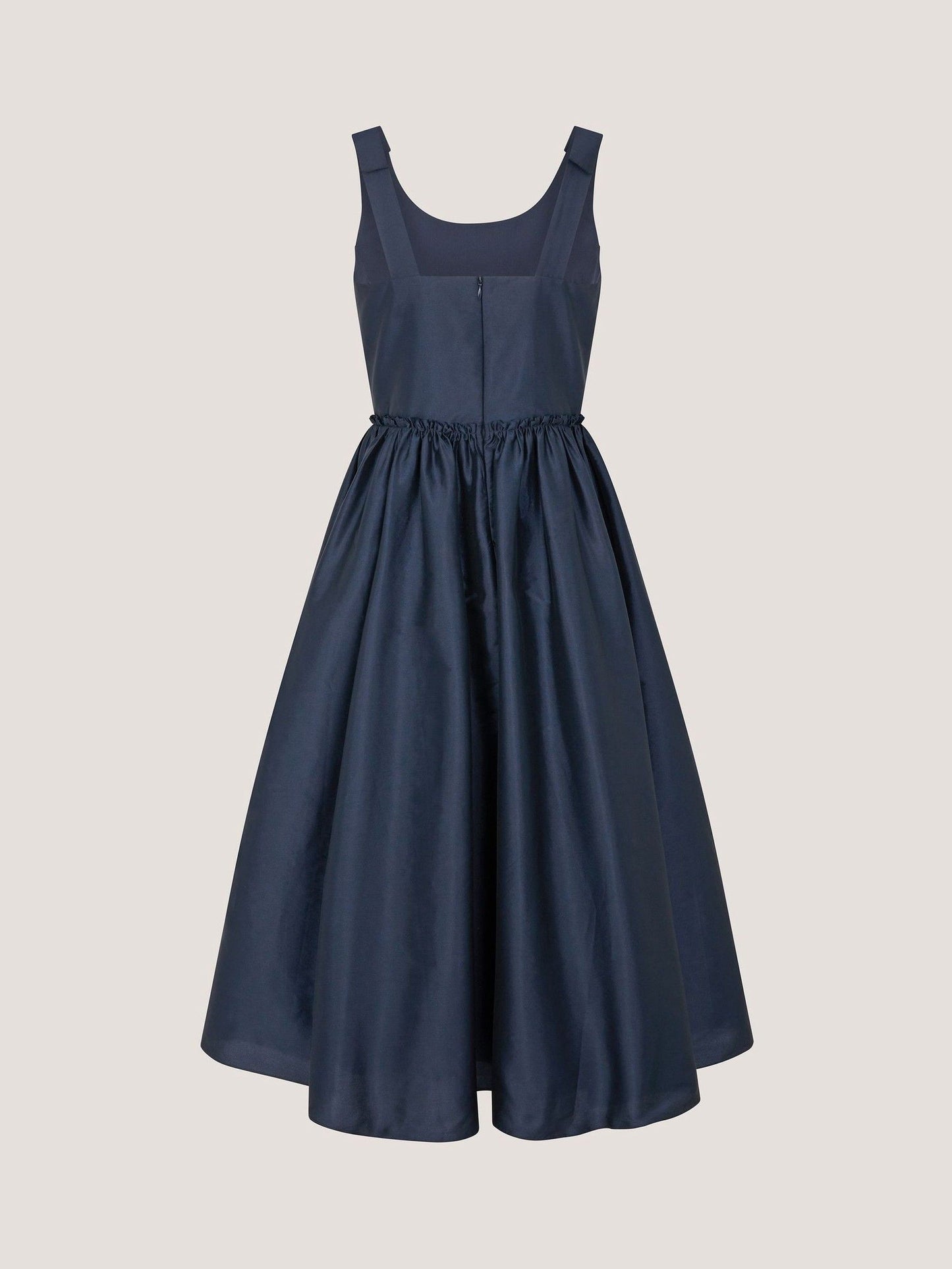 Monsoon Navy Blue Ohio Taffeta Prom Dress image 3