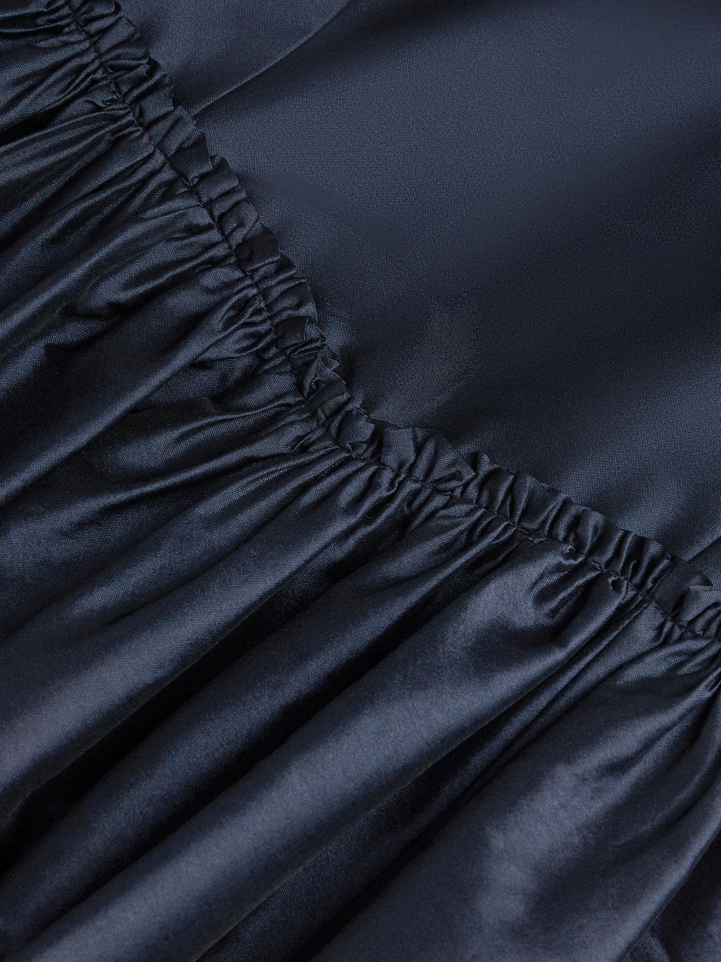 Monsoon Navy Blue Ohio Taffeta Prom Dress image 4