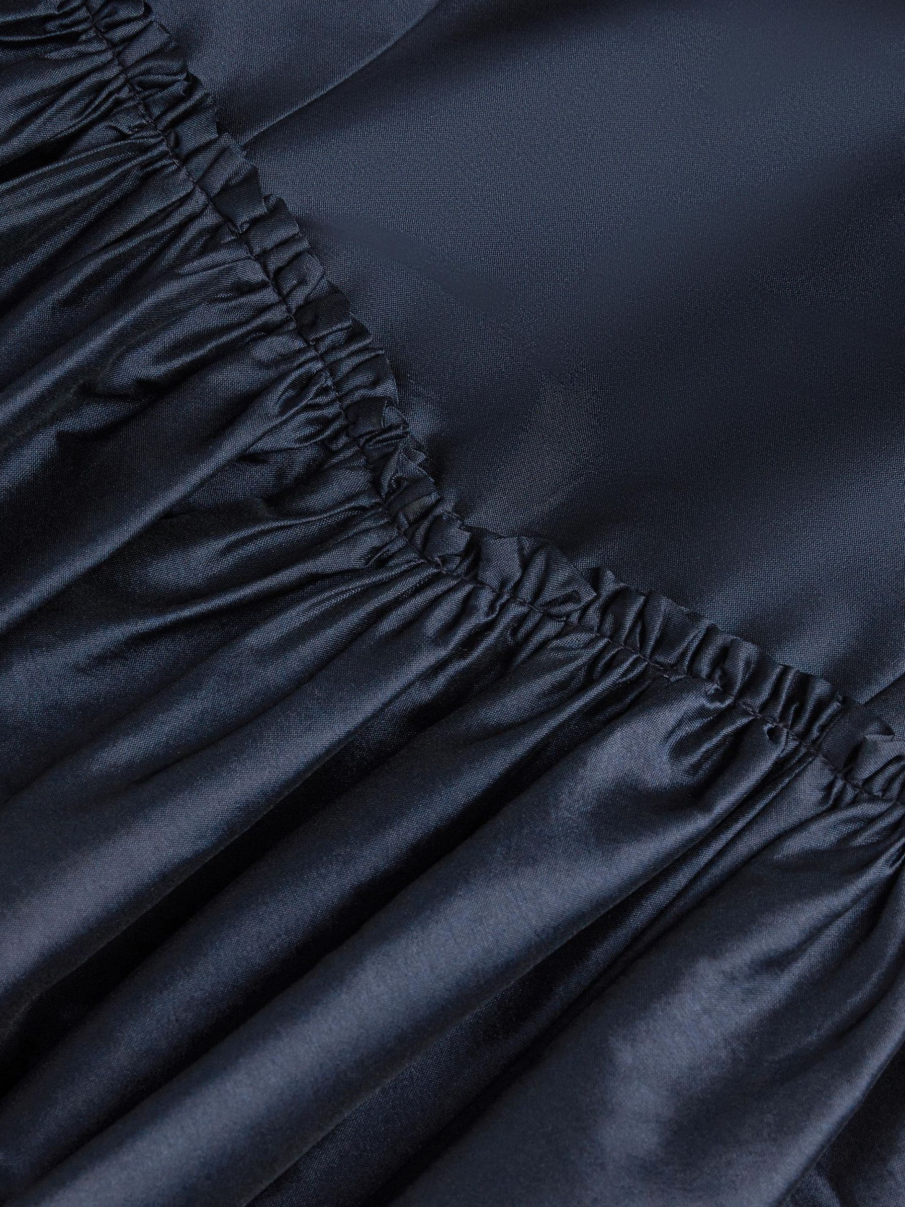 Monsoon Navy Blue Ohio Taffeta Prom Dress image 4