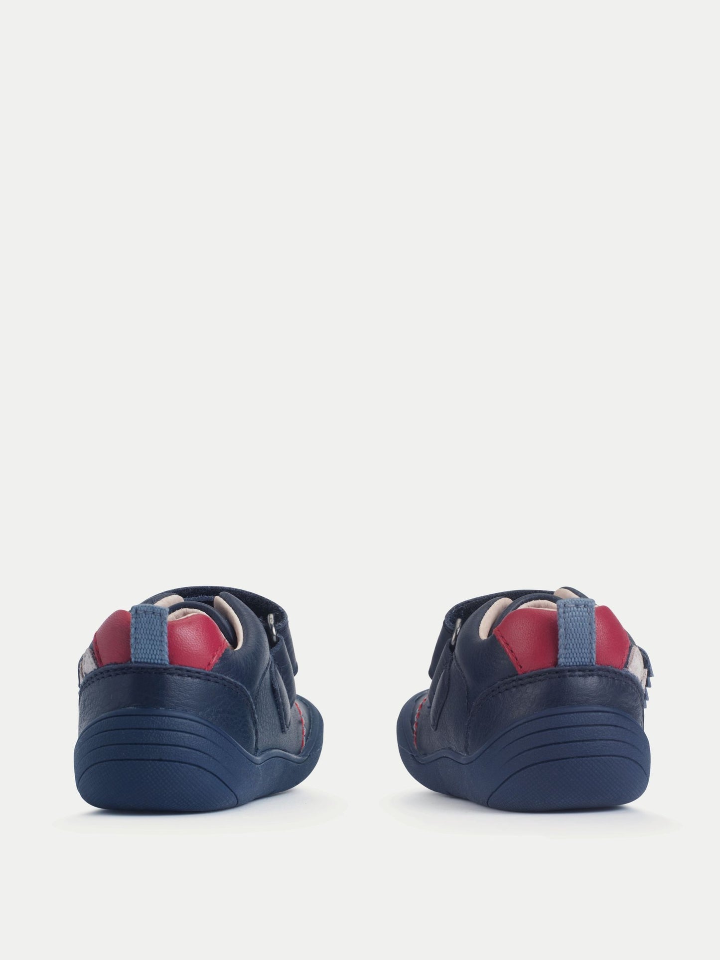 Start Rite Navy Dinosaur Tread Baby Barefoot-Friendly Scuff Resistant Rip-tape Leather Baby Shoes image 6