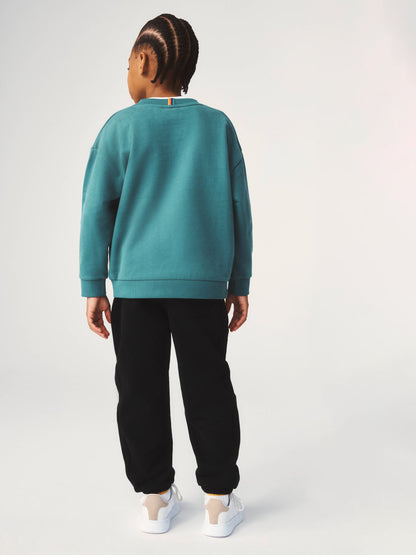 Dsiney Kidz - Paul Smith Junior Green/Black Zebra Sweatshirt and Joggers Set image 2