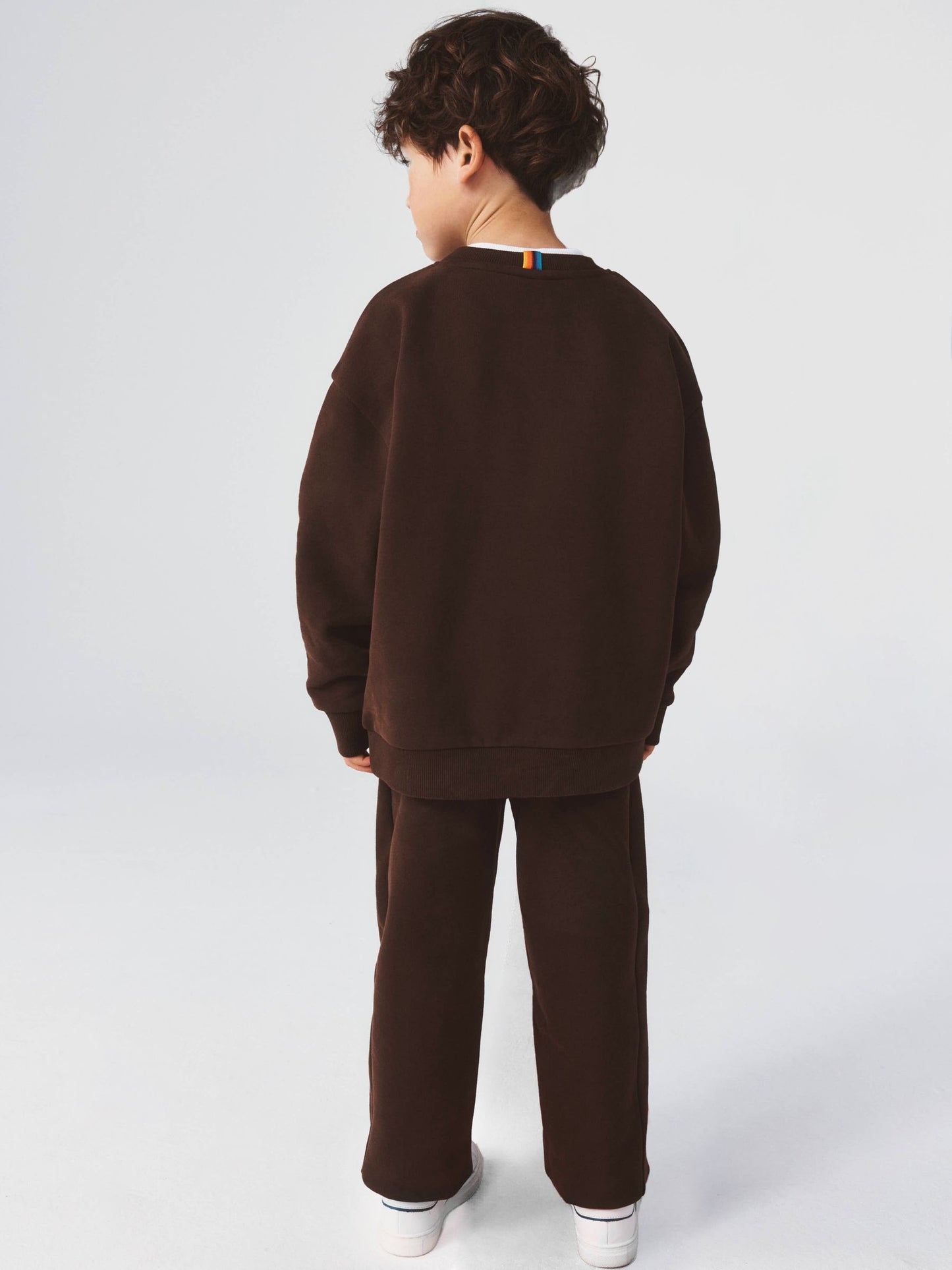 Dsiney Kidz - Paul Smith Junior Brown Zebra Sweatshirt and Joggers Set image 2