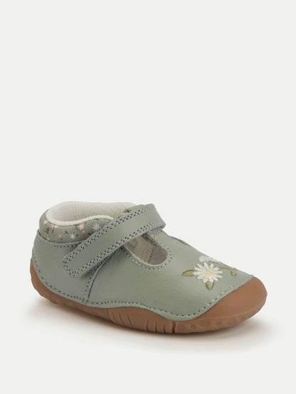 Start Rite Green Squish T-Bar Rip Tape Pre-Walking Shoes image 4
