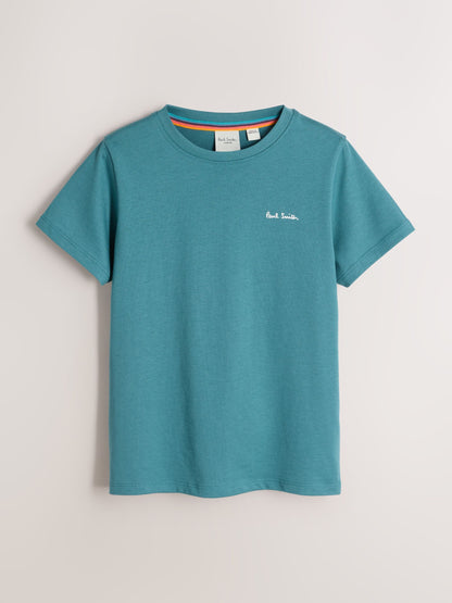 Dsiney Kidz - Paul Smith Junior Blue/White Signature T-Shirts 3 Pack image 2