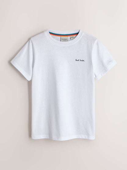 Dsiney Kidz - Paul Smith Junior Blue/White Signature T-Shirts 3 Pack image 4