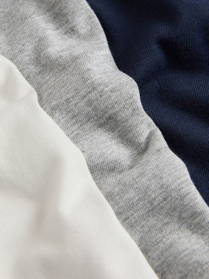 Dsiney Kidz - Paul Smith Junior Black/Grey/White Signature Long Sleeve T-Shirts 3 Pack image 6