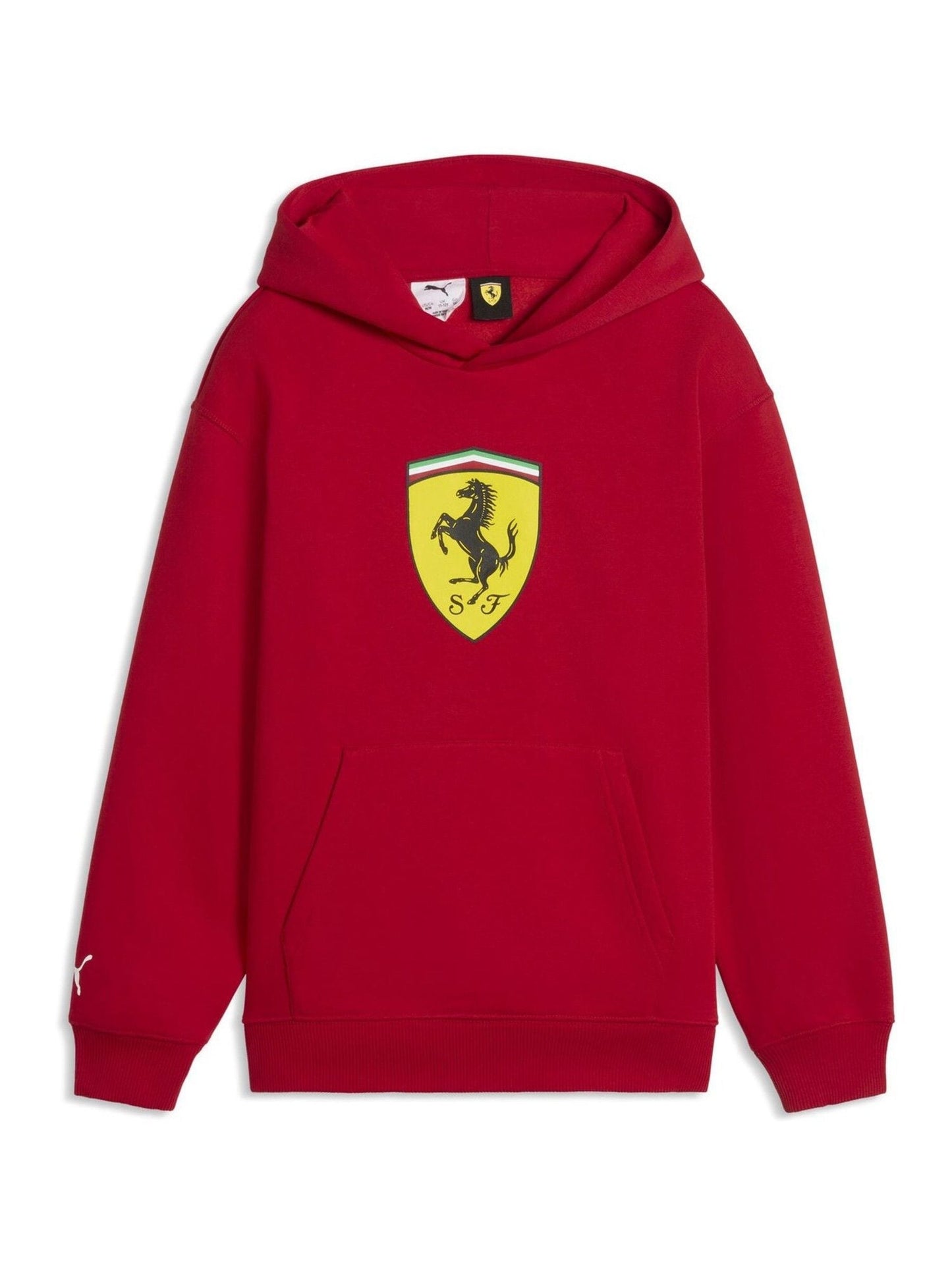 Dsiney Kidz - Puma Red Scuderia Ferrari Coloured Shield Youth Hoodie image 5